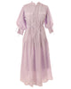 HEV Small Buttons Lavender Dress