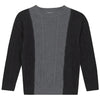 Blumint Cable Blocked Grey Sweater