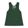 Retrokid Hazel Cords Sleeveless Dress Green