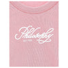 Philosophy Shortsleeve Pink Tshirt With Logo