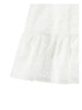 Philosophy Sleeveless Eyelet White Dress With Tie Neck