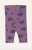 The Campamento Purple Flowers Long Sleeves Baby Tshirt with Leggings SET