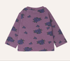 The Campamento Purple Flowers Long Sleeves Baby Tshirt with Leggings SET