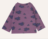 The Campamento Purple Flowers Long Sleeves Baby Tshirt with Leggings SET