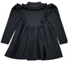 Philosophy Button With Ruffled Detail Long Sleeved Collared Dress