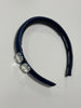 Limited Edition Satin jeweled Navy Headband FINAL SALE