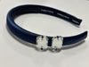 Limited Edition Satin jeweled Navy Headband FINAL SALE