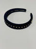 Limited Edition Navy Velvet Scattered Pearls Headband FINAL SALE