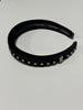 Limited Edition Black Velvet Scattered Pearls Headband FINAL SALE