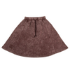 Crew kids Burgundy Acid Wash Skirt