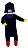 Little Parni Navy/PURPLE Colorblock Stretchy PJ81 FINAL SALE