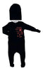 Little Parni Black / Red Multi-patch Stretchy PJ78 FINAL SALE