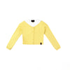 Teen Boss Shirt with attached Cardigan- Yellow
