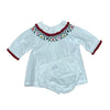 Lone Feather Crochet Garden Toddler 2-pc White Set