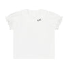 Retrokid White Shortsleeve Cotton Embroidered Collar Dressy Tshirt