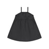 Retrokid Thin Strap Short  Sundress Black