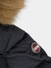 Colmar Baby Black Jacket with Synthetic Detacheable Edge Hood