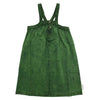 Piupiuchick Washed green denim Knee-length dress w/ straps