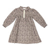 Kipp Grape Smocked Crinkle Dress