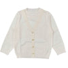 Jouet Cream Cardigan with attached round neck