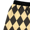Limited Edition Black Argyle Printed Skirt
