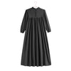 Retrokid Isla Maxi Soft Sweater Heather Gray Dress.