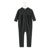 Retrokid Isla Soft Sweater Baby Heather Gray Romper.