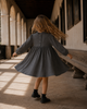 Retrokid Isla Short Soft Sweater Heather Gray Dress.