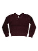 Cottier Olivia Knit Cranberry Sweater.