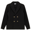 Mann Black Cable Sleeve Blazer