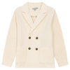 Mann Cream Cable Sleeve Blazer