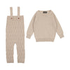 Sweet Threads Janelle Cream Knit Romper set