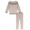 Blumint Sailor Collar Trim Oatmeal Set.