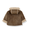 One More In The Family Hooded Brown Jacket