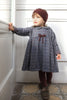 One More In The Family Collar Dark Blue Dress
