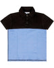Little Parni Striped Boys Royal Blue/White Polo K624
