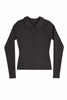 Soir Lyla Collared Grey Sweater.