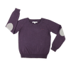 Little Parni Boys Knit Plum Sweater