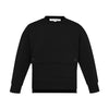 Little Parni Boys Black Center Pocket Sweatshirt K464