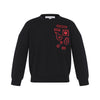 Little Parni Multipatch black Sweatshirt K468