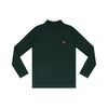 Little Parni Solid Green Heart Logo Longsleeve Mockneck K470