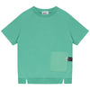 Kix Shortsleeve Combo Pocket Summer Green Top