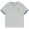 Kix Embroidered Pineapples Seafoam Tshirt