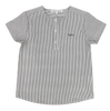 Little Parni Boys Pinstriped Black/White Shirt K523