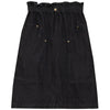 Kix Pocket Detail Washed Black Skirt