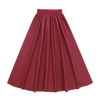 Little Parni Teen Taffeta Burgundy Skirt K559