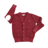 Little Parni Burgundy Cardigan K584 NO PATCHES