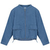 Kix Quilted Bomber Denim Jacket