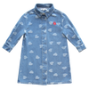 Little Parni Heart Denim Dress K598