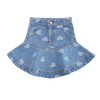 Little Parni Heart Denim Skirt K599
